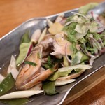 酒とタイ料理 ピッサヌローク - アズキマスのタイレモン蒸し（ヌンマナオ）