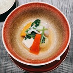 割烹 おみたま - お野菜の炊き合わせ