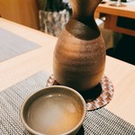 割烹 おみたま - 麒麟山  超辛口  燗酒    900円