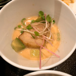 芦屋 食＆人の縁 うたげ  - とろろ豚の角煮　アボカドクリームソース