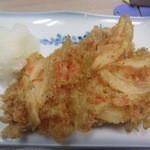 弁慶 - 新玉ねぎ牡蠣揚げ（350円）