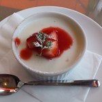 オステリア アックアインボッカ - パンナコッタも美味しい