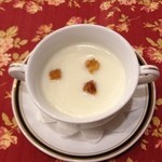 レストラン 敏の味 - 自然薯のスープ(^O^)