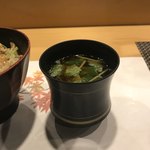 旬菜 おぐら家 - 味噌汁。
      美味し。