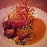 酒陶　築地 - 伊万里牛ヒレ肉炭火焼　酒粕と赤味噌のソースで