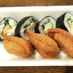 ディオ - サラダ巻き助六 (税抜)175円 ※開封後 (2019.10.16)