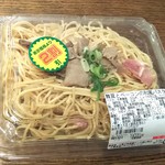 ディオ - 舞茸とベーコンの和風パスタ (税抜)91円→73円 (2019.10.16)