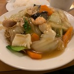 南海飯店 - かたい焼ソバ①