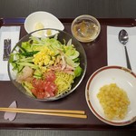 ていねコミュニティcafe めりめろ - 日替わりランチ(500円)です。