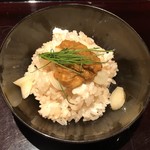 ろっかん - 雲丹塩辛＆鮒寿司飯