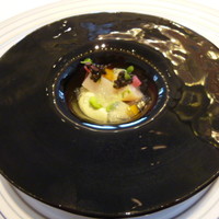 ブラン ルージュ - ☆☆☆だだ茶豆のムース、平貝、キャヴィア添え