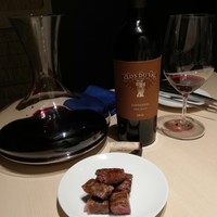 焼肉矢澤 京都 - 赤ボトルと厚切肉
