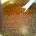 龍覚 - 味噌スープのアップ　2012/2/25ver（以前の味噌と色の差を）