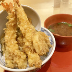 天麩羅 えびのや - 海老2本丼935円