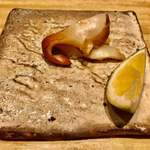 天ぷら たけうち - 北海道産 北寄貝のタレ焼