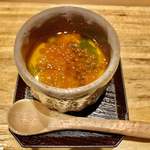天ぷら たけうち - 北海道産 いくらの茶碗蒸し