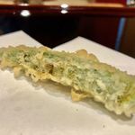 天ぷら たけうち - 糸島産 オクラ