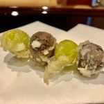 天ぷら たけうち - 糸島産 銀杏と むかご