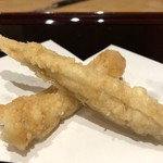 天ぷら たけうち - 対馬産 穴子