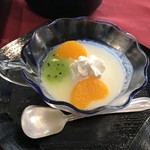 湯免観光ホテル 名湯ゆめの郷 - デザート：豆乳プリン