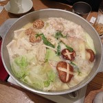 銀座 篝 札幌店 - 水炊き鍋(2019.10)