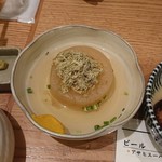 銀座 篝 - 大根とろろ昆布(2019.10)