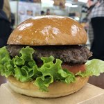 The Burn - 「熟成肉バーガー」1300円（小田急新宿店「食べあるキング厳選 秋の食欲全開まつり」）