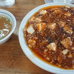 ラーメンけん - 麻婆飯とスープ(税込670円)