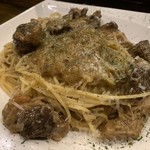 MILLE FIORI - 牛頰肉のナポリジェノベーゼ スパゲッティーニ（大盛り）