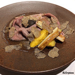 カーサ・デル・チーボ - 宮崎牛ﾘﾌﾞﾛｰｽのBollito Finferlo＆Tartufo estivo