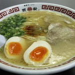 双喜紋 - ラーメン（６００円）＋味付け玉子（５０円）