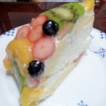 椿屋カフェ - 彩フルーツの贅沢ズコット1280円