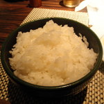 旬菜ステーキ処 らいむらいと - ライスは大盛りサービスです