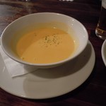 トーク バック - ランチに付くスープ（本日はニンジンのスープ）