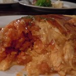 トーク バック - オムライス断面！