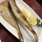 江戸川橋　加賀廣 - 根室こまい生干し焼き¥450