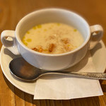 ビッレリア&ピッツェリア ルーチェ - ランチのスープ