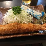 まるは食堂旅館 南知多豊浜本店 - エビフライ600円