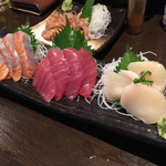 狼煙 - お刺身三点盛り