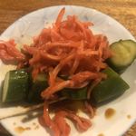 宇ち多゛ - おしんこ（生姜乗せて）