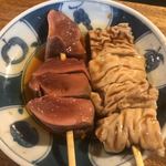 宇ち多゛ - シンキ（テッポウにハツ生付けて）