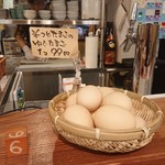 くしろ大衆居酒屋 二代目 晴れる家 - ゆでたまご（９９円）