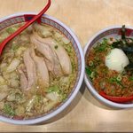 どうとんぼり神座 - そぼろ丼セット ¥1,000