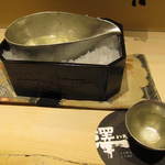 澤いち - 今日のお酒（黒龍しずく大吟醸）と美しい器