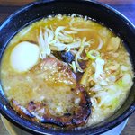 麺屋 空海 - ランチ とんこつ＋焼餃子＋杏仁