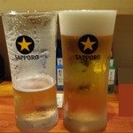 鮨屋とんぼ - 生ビール