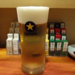 鮨屋とんぼ - 生ビール