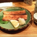 地酒と和食 はしごや - 太刀魚の味噌漬け焼。もちろん自家製