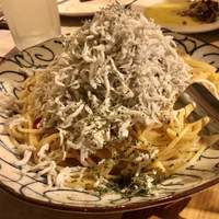 ターンテーブル - 釜揚げしらすのペペロンチーノ