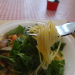 イタリア食堂ディエーチ - ルッコラとアサリのスパゲッティ